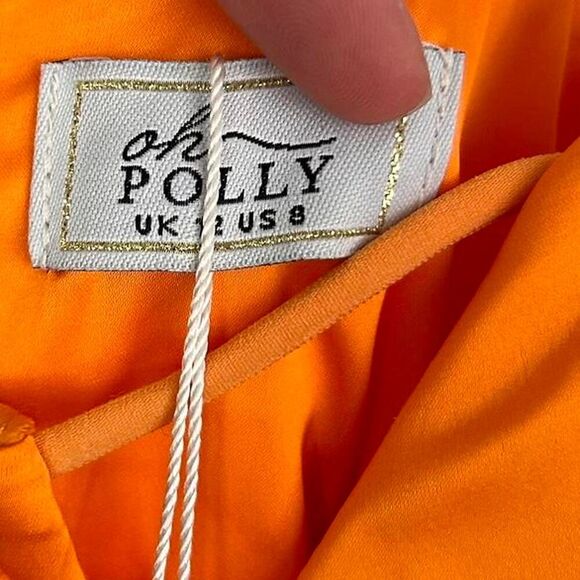 NEW Oh Polly Showstopper Underwired cut out snatched Satin Mini Dress sz 8 - Picture 8 of 8